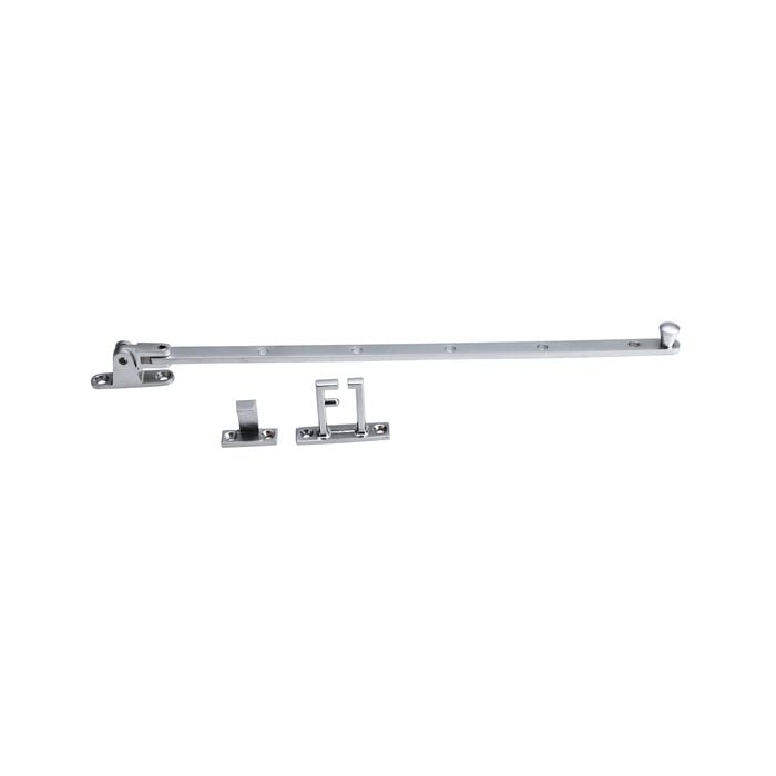 Jaeco Casement Window Stay 355mm Satin Chrome