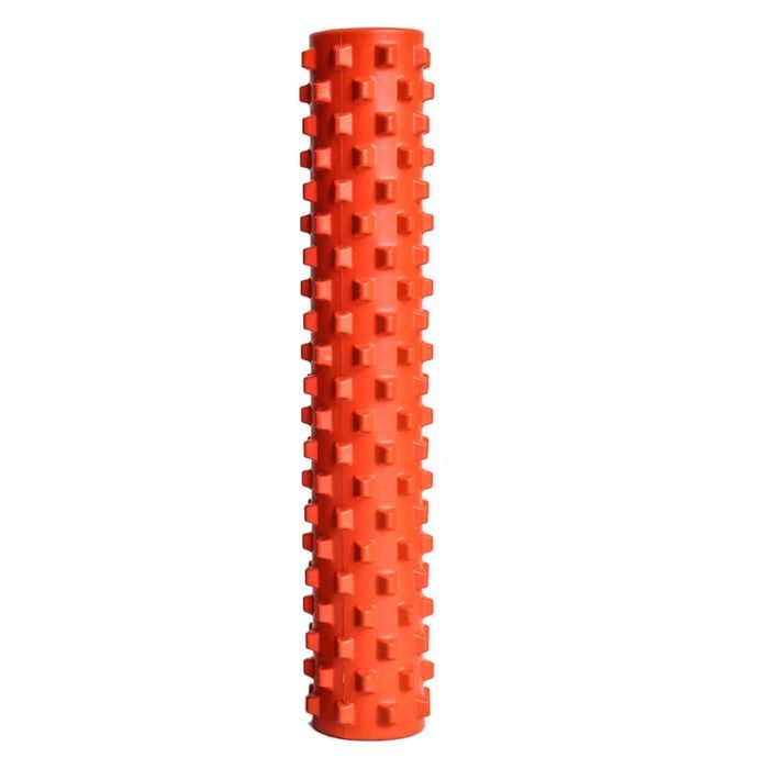 79cm Ex-Long PU Physio Grid Trigger Point Foam Roller Deep tissue Massage Oragne