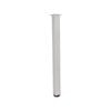 Adoored 50 x 710mm White Metal Furniture Leg