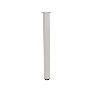 Adoored 50 x 710mm White Metal Furniture Leg