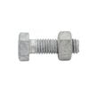 Zenith M8 x 25mm Hot Dipped Galvanised Hex Head Bolt And Nut - Each