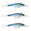 3x Rapala 16cm X Rap Magnum Xtreme Shallow Dive Troll Fish Lures - HD Wahoo UV