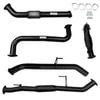 Ignite Exhausts Turbo Back For Nissan D40 Navara 2.5l Manual 3" Cat & Hotdog Black Aluminised Steel