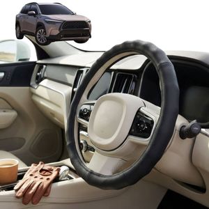 Australian Goose Steering Wheel Cover for Toyota Corolla Cross 2020 - Current (XG10) Circle Black