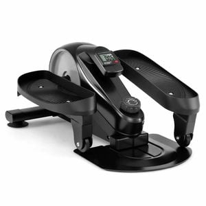 Costway Under Desk Elliptical Machine Adjustable Pedal Exercise Bike