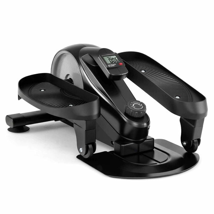 Costway Under Desk Elliptical Machine Adjustable Pedal Exercise Bike