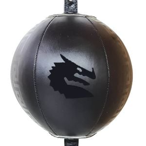 8" PLATINUM LEATHER TARGET FLOOR TO CEILING SPEED BALL + Adjustable Straps