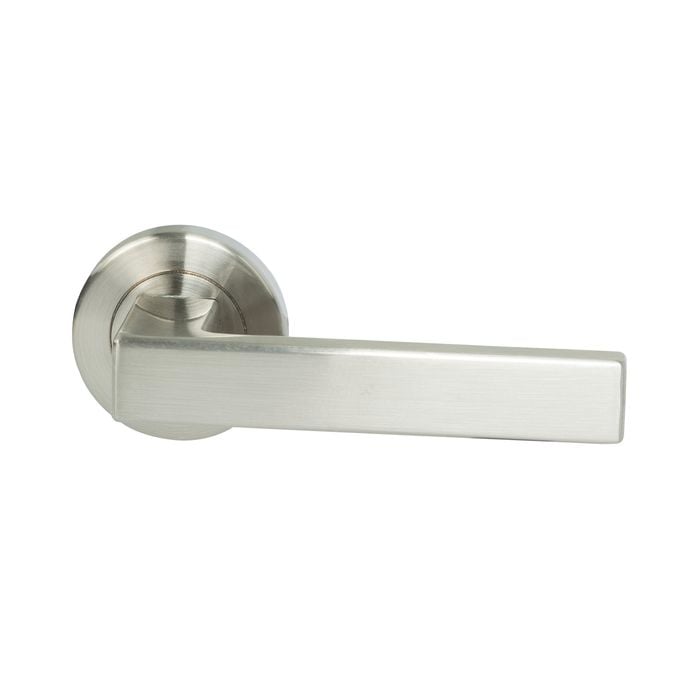 Miles Nelson Satin Nickel Verona Round Rosette Passage Set