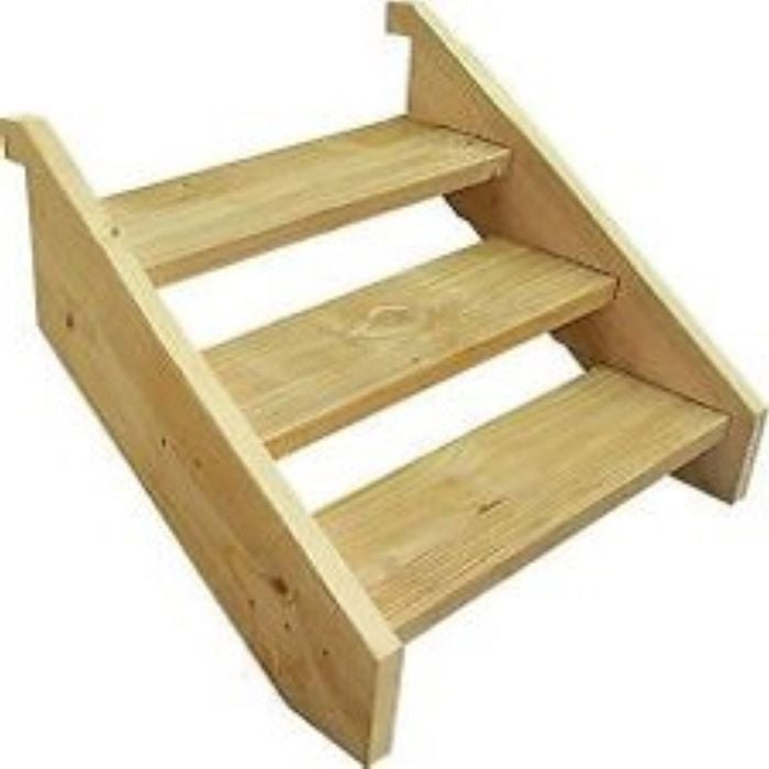 1200mm Stair Kit H3 Treated Pine 3 Tread