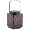 Arlec 15cm LED Diagonal Flame Effect Solar Lantern