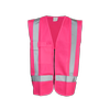 Wise Hi-Vis Medium Pink Tricot Vest