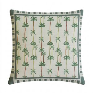 KAS AUSTRALIA 50x50cm Natural Tropen Outdoor Cushion
