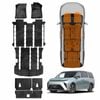 Floor Mats Boot Liner Set for LDV MIFA 9 MIFA9 2022-Onwards Heavy Duty Cargo Kick Back Seat Cover
