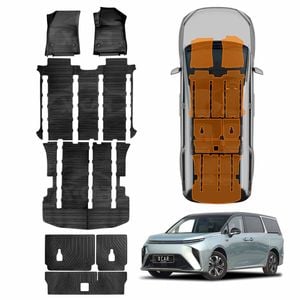 Floor Mats Boot Liner Set for LDV MIFA 9 MIFA9 2022-Onwards Heavy Duty Cargo Kick Back Seat Cover