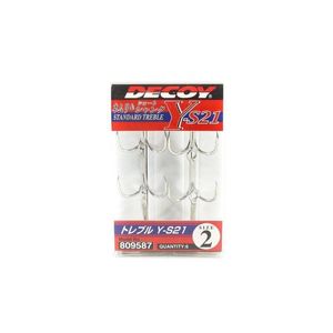 Decoy YS21 Standard High Performance Treble Fishing Hook 2