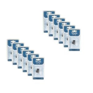 12pk Malli Sewing No Sew Magnetic Metal Snap Buttons Fasteners 14mm Assorted