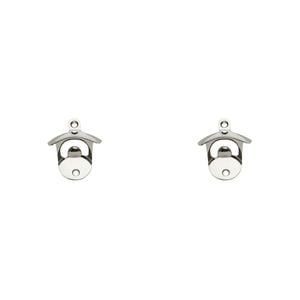 2PK Winex Wall Mounted Bottle Opener Barware Accessory Silver