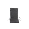 MOJO Weathertex Charcoal Mid Back Outdoor Cushion