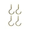 Everhang 21mm Brass Plated Cup Hook - 4 Pack