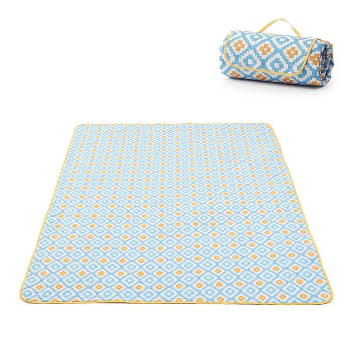 ADIVO Premium Picnic Rug Waterproof Sandproof Camping Beach Blanket 1.5Mx2M-Blue