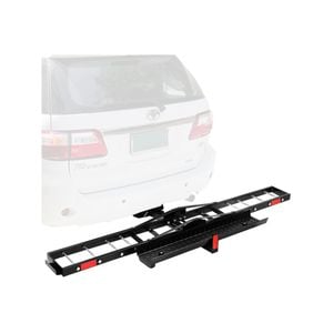 Steel Motorcycle Carrier Motorbike Rack Dirt Bike Ramp 2″ Towbar Steel