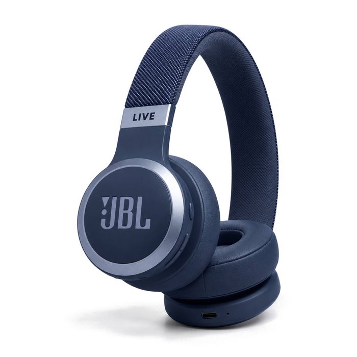 JBL Live 670NC Wireless True Noise-Cancelling On-Ear Headphones - Blue