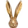 LVD XL Resin Hare Head Sculpture Decor 36.5cm - Gold