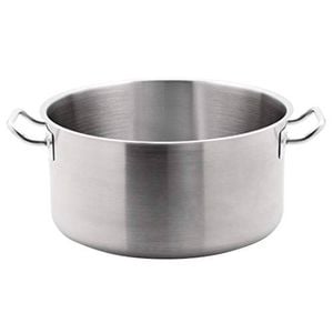 Vogue Stew Pan Stainless Steel 360mm Commercial Kitchen Cookware