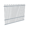 ProtectorAl 1201 - 2399 x 1800mm Deep Ocean Aluminium Loop Top Pool Fence Panel With Mid Rail