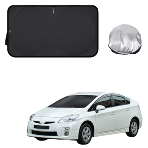 Front Windscreen Sun Shade for Toyota Prius 2009 - 2015 (XW30) - Standard 150 x 85 cm - Black