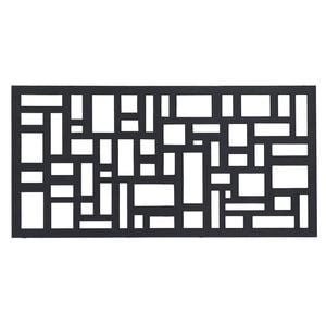 Matrix 1155 x 575mm Charcoal Cobblestones Wall Art