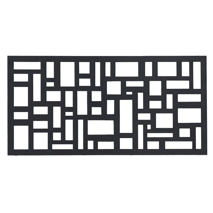 Matrix 1155 x 575mm Charcoal Cobblestones Wall Art