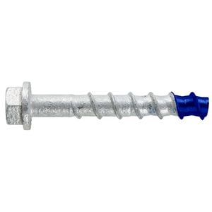 DeWALT 6 x 50mm Blue Tip Galvanised Hex Screw Bolt - 100 Pack