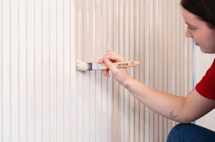 Brush paint into the grooves for detailed attention