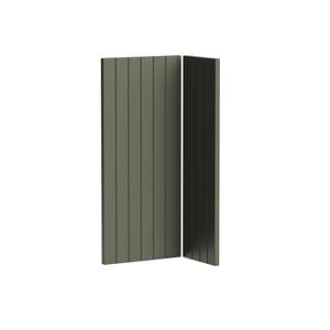Kaboodle 800x900mmmm Saltbush V-Groove Corner Base Cabinet Doors