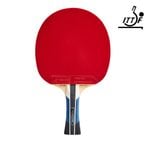 Adult Club Table Tennis Bat 5* - TTR 500 - Black