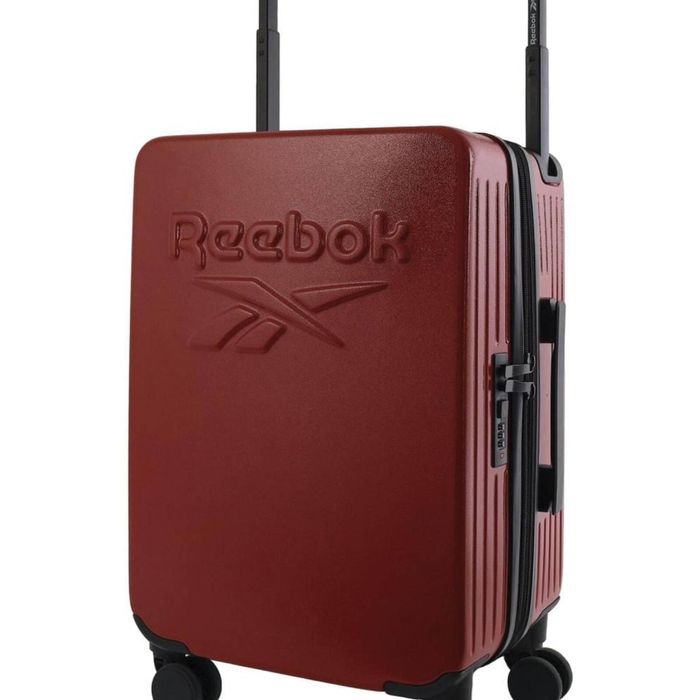 Reebok Expedition Cabin Hard-Shell Suitcase Travel Luggage 54cm Wine