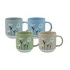 Bundanoon New Bone China Coffee & Tea Mugs Set 4 - Daisy 365ml