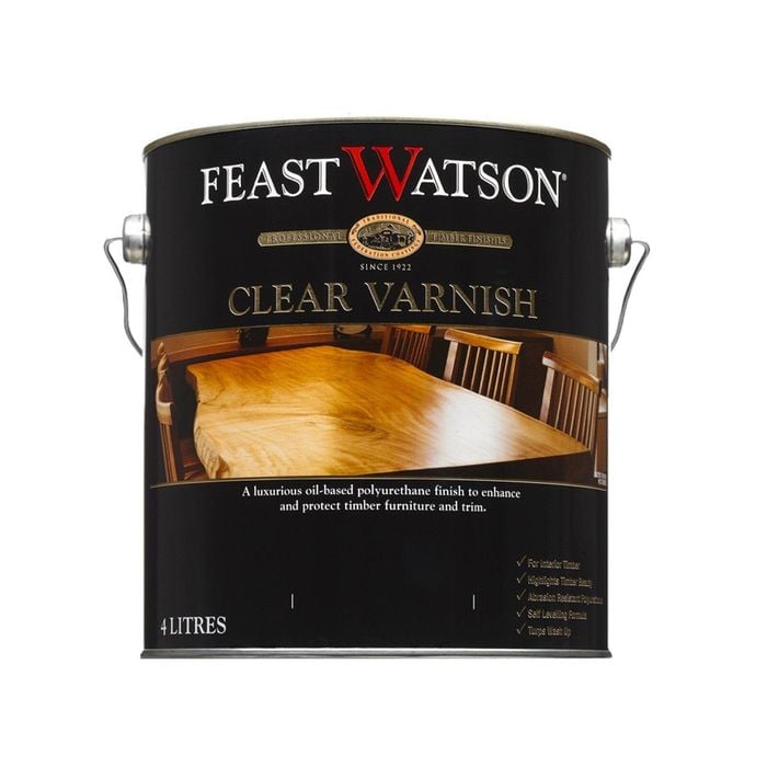 Feast Watson 4L Clear Satin Varnish