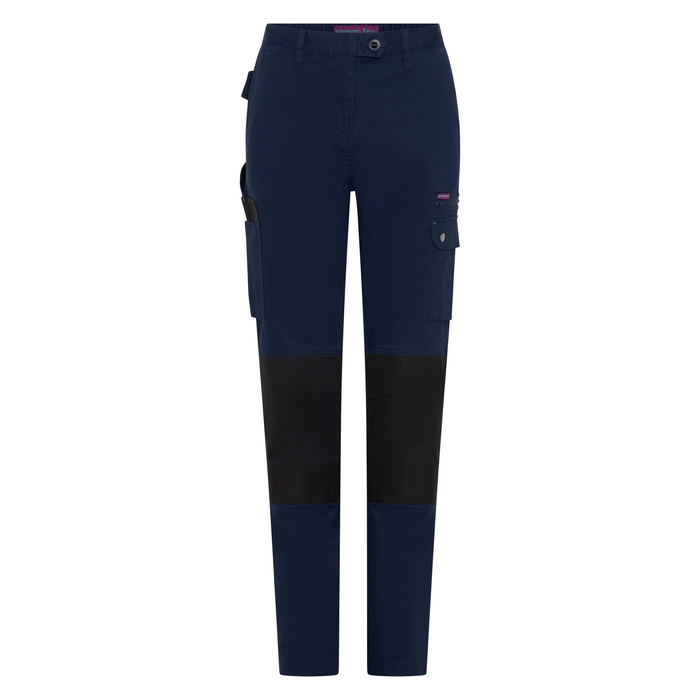 Green Hip Skinny Flex Pants Navy Blue Size 16