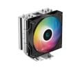 Deepcool Ag400 Argb Single Tower Cpu Cooler, Tdp 220w, 120mm Static Argb Fan, 4 Direct-touch Copper Heat Pipes