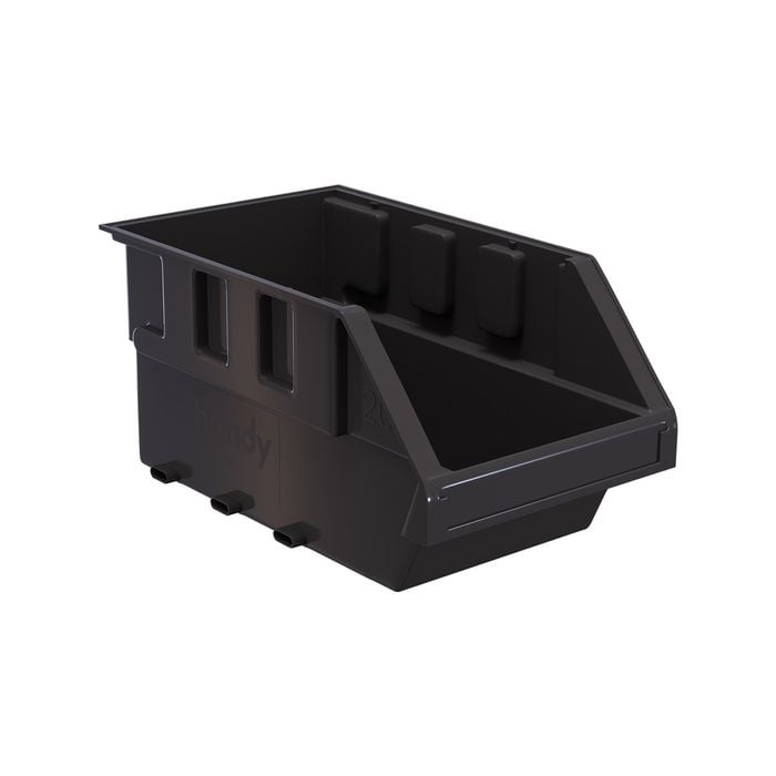 Handy Storage Size 20 Grey Plastic Storage Tote
