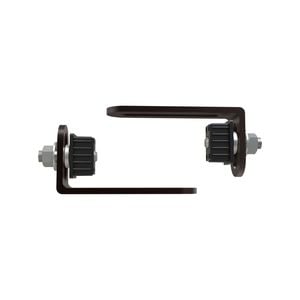 ProtectorAl 38 x 25mm Black Steel Gudgeon Hinge - 2 Pack