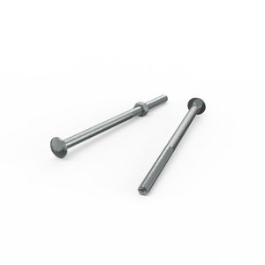 ZENITH M10 x 200mm Zinc Plated Cup Head Bolt and Nut