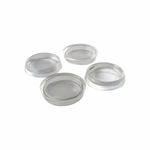 Surface Gard 37mm Round Clear Castor Cups - 4 Pack