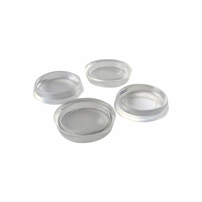 Surface Gard 37mm Round Clear Castor Cups - 4 Pack