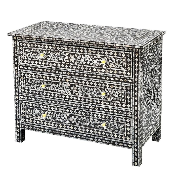 Mother of Pearl Chic Pearl Monochrome Drawer Set