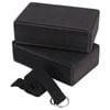 NNETM Yoga Block and Strap Set Non-Slip Foam Stretching (Black)