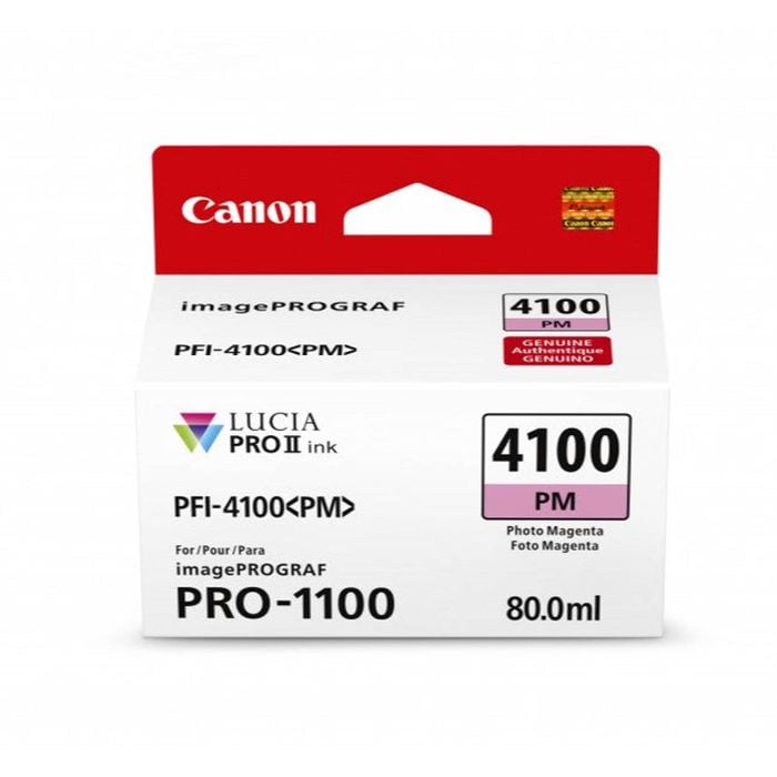 Canon PFI-4100PM Photo Magenta Ink Cartridge - 80ml