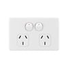 Deta S-Line Gloss White Double Power Point - Gloss White